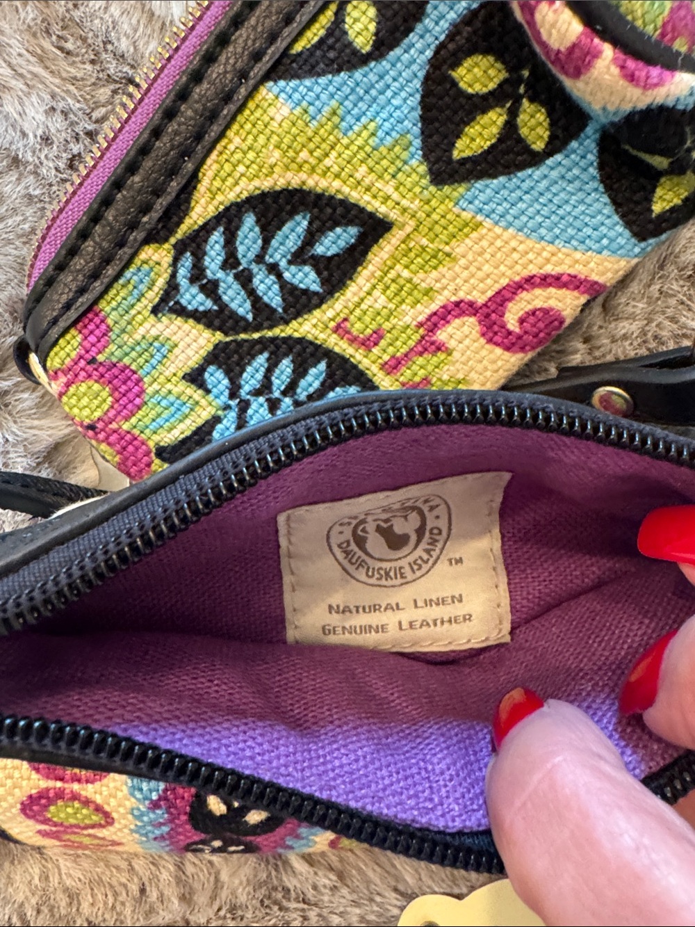 Spartina 449 Multicolor Floral Tapestry Wristlet Set - Picture 6 of 9